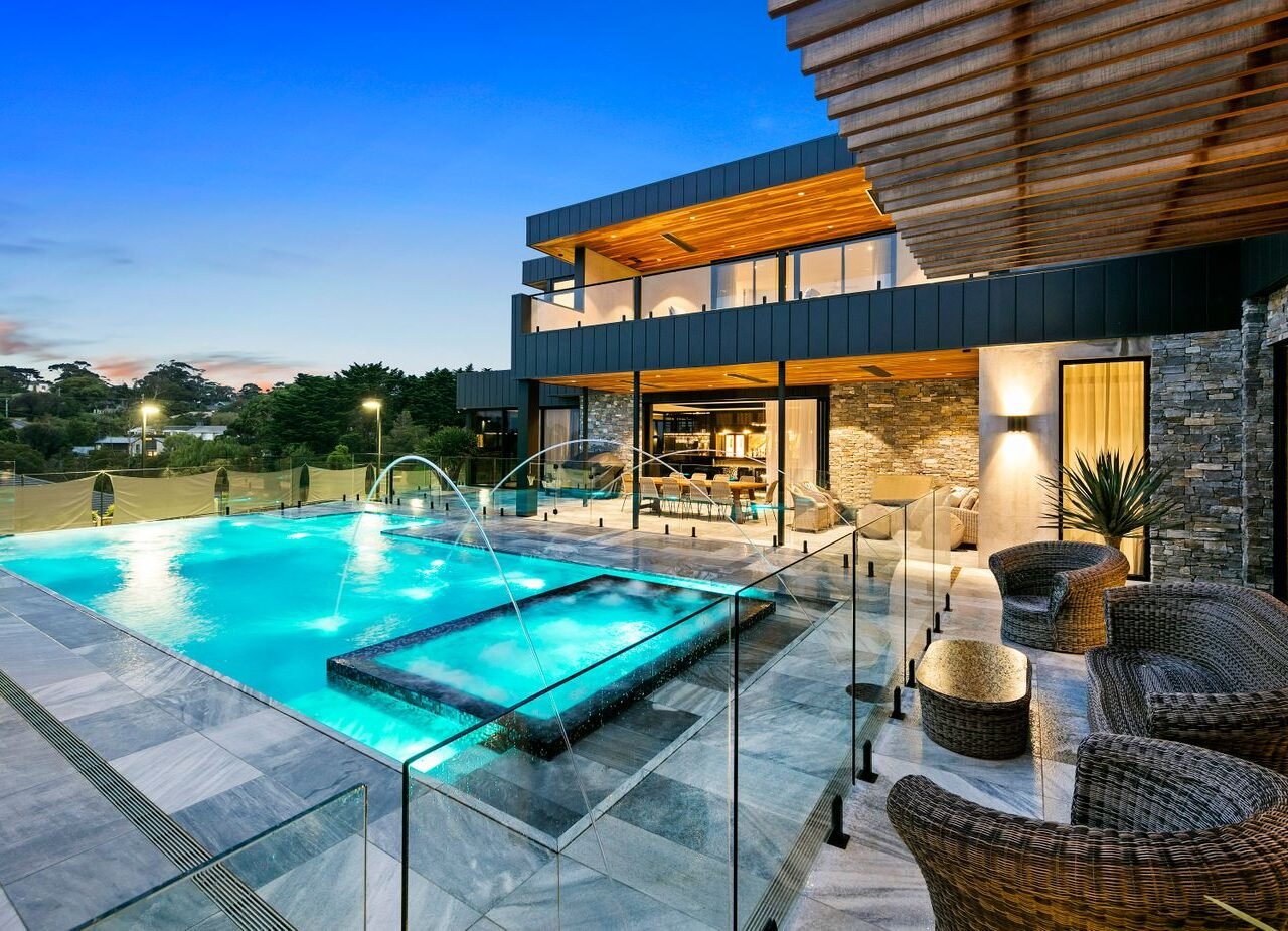 Swimming Pool Frozen Blue