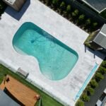 Grey Apricot Pool - Vietnam Grey Marble