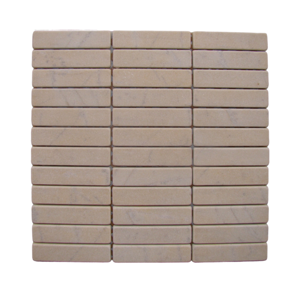 Mosaic made from yellow marble